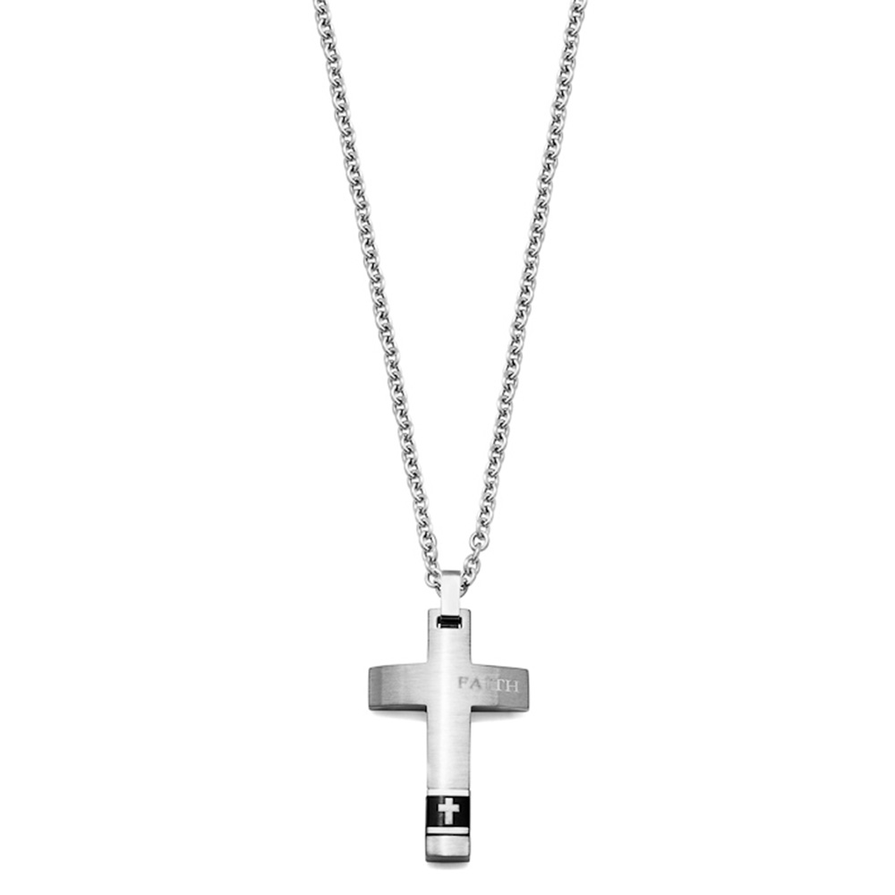 Colar Rosso Uomo Crucifixo Faith 2938-1